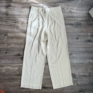 NWT Madewell Slouchy Straight Pants in Drapey Twill